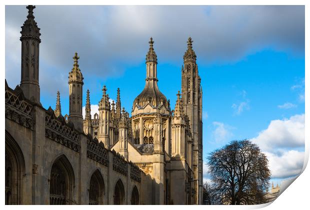 Kings College Main gatehouse  Print by Andrew Michael