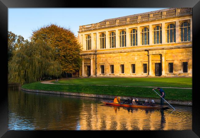 Wren Library at sunset Framed Print by Andrew Michael