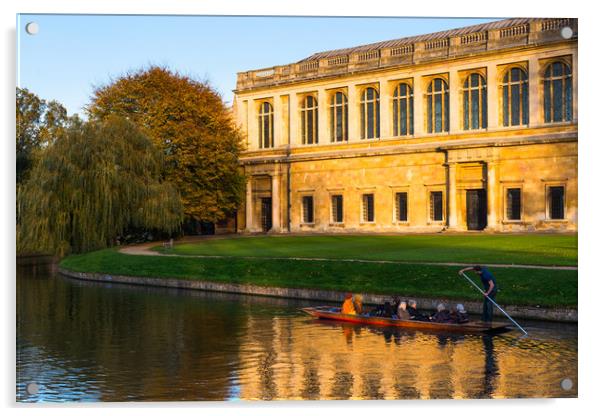 Wren Library at sunset Acrylic by Andrew Michael