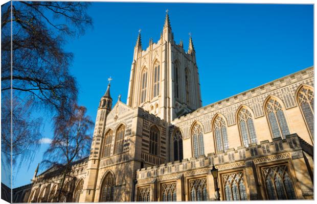 St Edmundsbury Cathedral Canvas Print by Andrew Michael