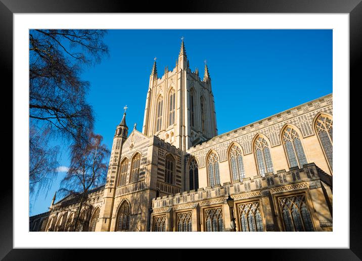St Edmundsbury Cathedral Framed Mounted Print by Andrew Michael