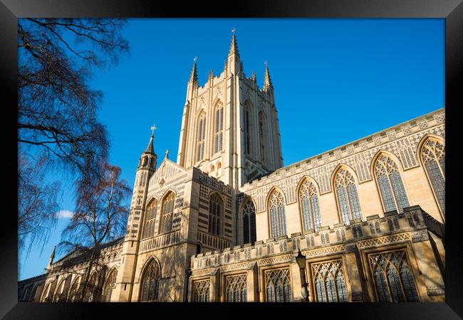 St Edmundsbury Cathedral Framed Print by Andrew Michael