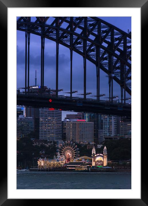Luna park  Framed Mounted Print by Andrew Michael