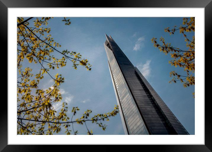 The Shard #5 Framed Mounted Print by Paul Andrews