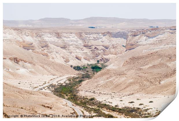 Israel, Negev, Kibbutz Sde Boker Ein Ovdat  Print by PhotoStock Israel