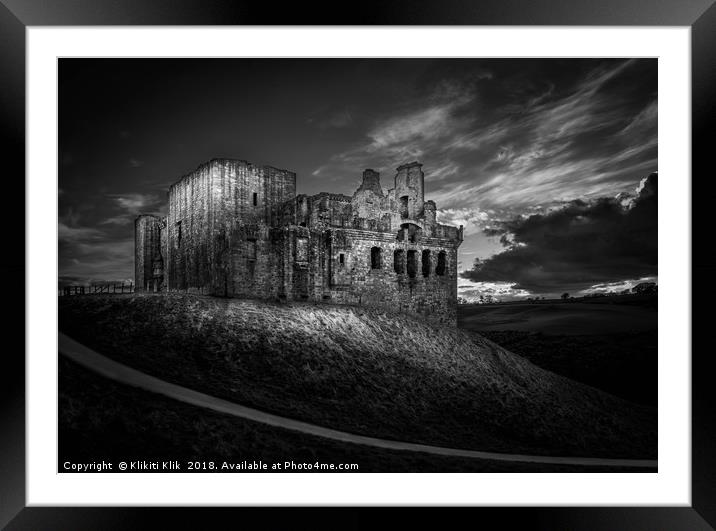 Crichton Castle Framed Mounted Print by Angela H