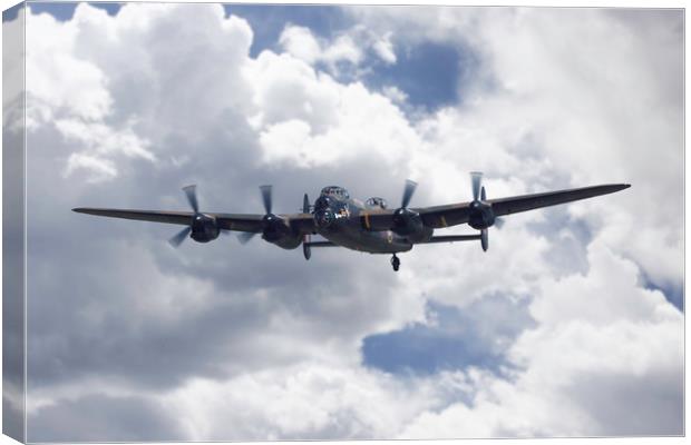BBMF Avro Lancaster Bomber Canvas Print by J Biggadike
