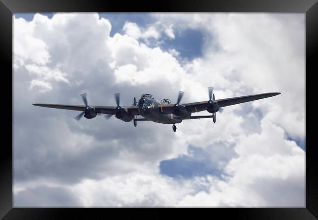 BBMF Avro Lancaster Bomber Framed Print by J Biggadike