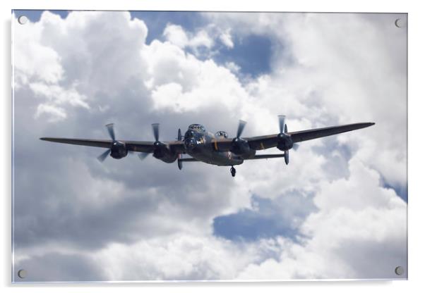 BBMF Avro Lancaster Bomber Acrylic by J Biggadike