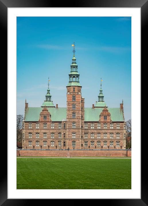 Copenhagen Rosenborg Castle Facade Framed Mounted Print by Antony McAulay