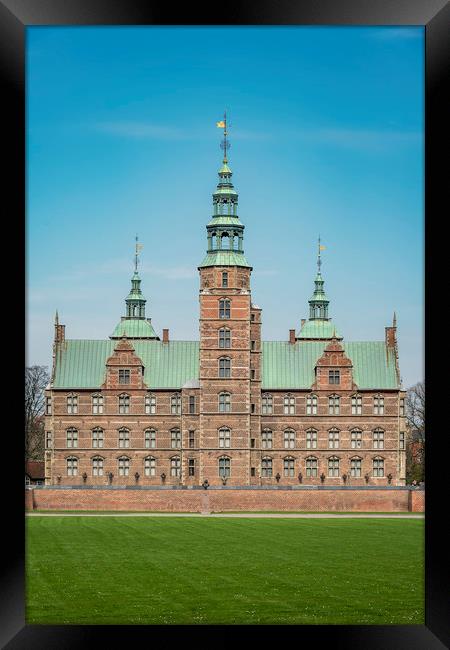 Copenhagen Rosenborg Castle Facade Framed Print by Antony McAulay
