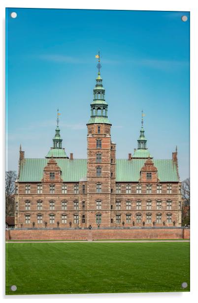 Copenhagen Rosenborg Castle Facade Acrylic by Antony McAulay