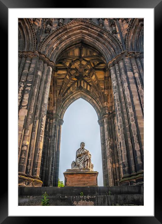 Edinburgh Sir Walter Scott Monument Framed Mounted Print by Antony McAulay