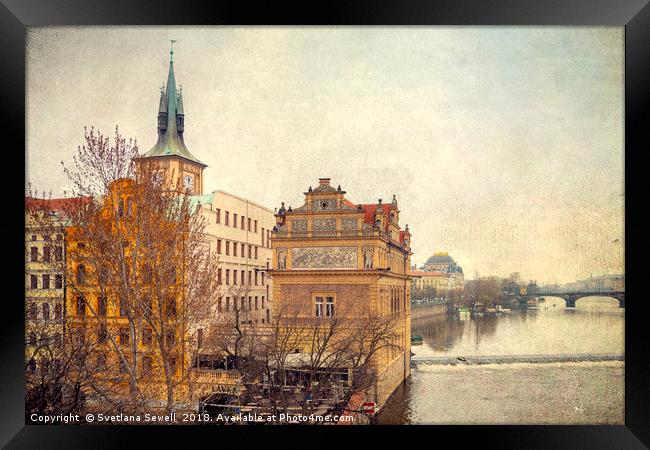 View on a river Framed Print by Svetlana Sewell