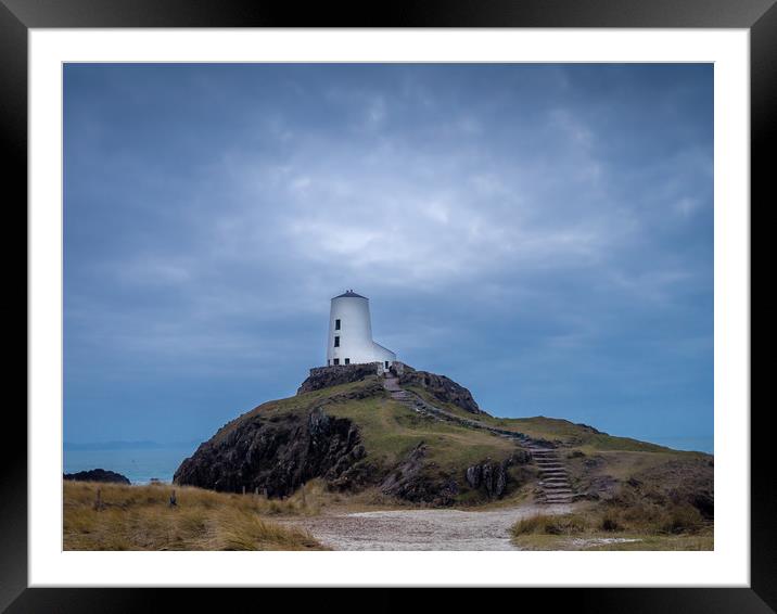 The Tower at Llanddwyn Island, Anglesey. Framed Mounted Print by Colin Allen