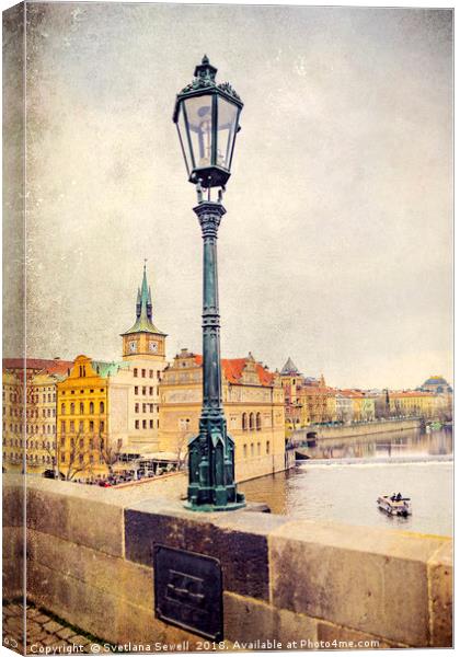 View from Charles Bridge Canvas Print by Svetlana Sewell