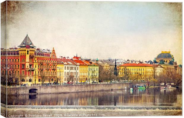 Prague Canvas Print by Svetlana Sewell