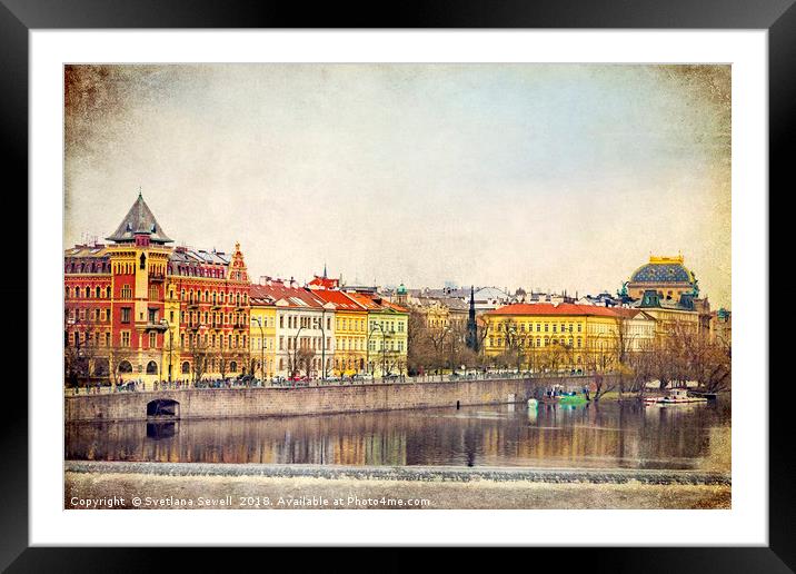 Prague Framed Mounted Print by Svetlana Sewell