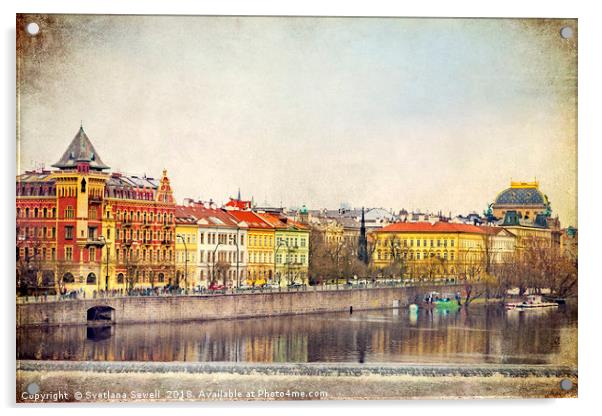 Prague Acrylic by Svetlana Sewell