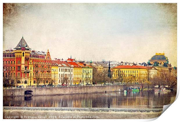 Prague Print by Svetlana Sewell