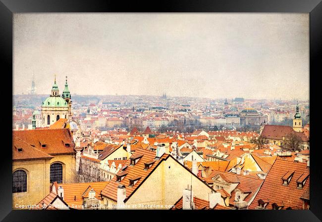 Roofs of Prague Framed Print by Svetlana Sewell