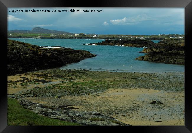 A BAY Framed Print by andrew saxton