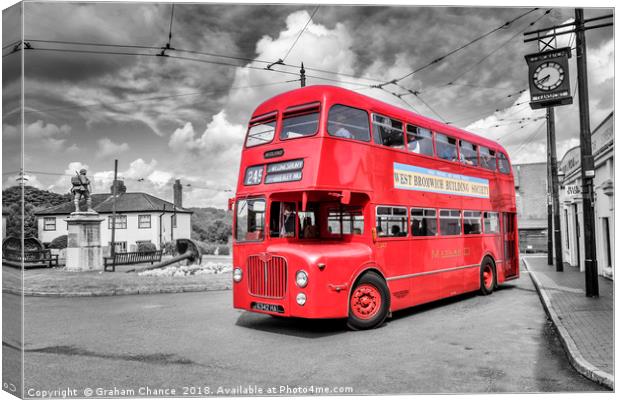 Midland Red bus Canvas Print by Graham Chance