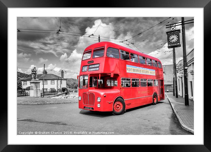 Midland Red bus Framed Mounted Print by Graham Chance