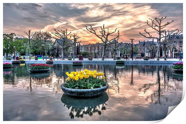 The Mirror of Amsterdam Print by Marcel de Groot