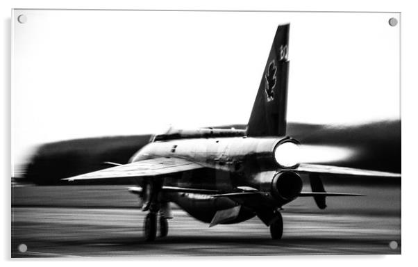 Iconic Cold War Jet Lightning XS904  Acrylic by Steven Hurrell