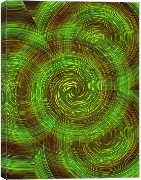 illusion swirl Canvas Print by kelly Draper