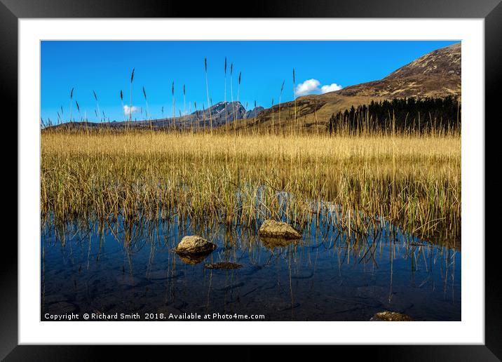 Loch Cill Chriosd and Blaven #2 Framed Mounted Print by Richard Smith