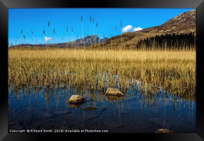 Loch Cill Chriosd and Blaven #2 Framed Print by Richard Smith