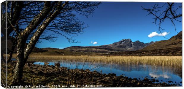Loch Cill Chriosd and Blaven #3 Canvas Print by Richard Smith