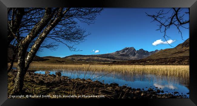 Loch Cill Chriosd and Blaven #3 Framed Print by Richard Smith