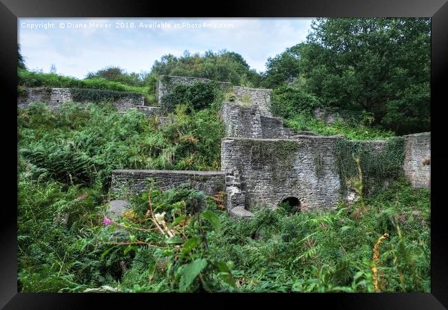 Darkhill Iron Works Framed Print by Diana Mower