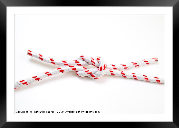 The Reef (Square) Knot Framed Mounted Print by PhotoStock Israel
