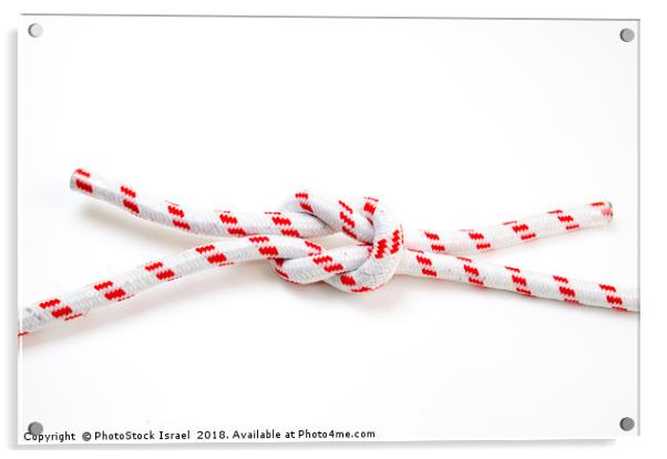 The Reef (Square) Knot Acrylic by PhotoStock Israel