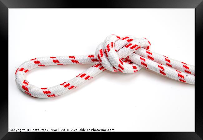 Overhead loop knot  Framed Print by PhotoStock Israel