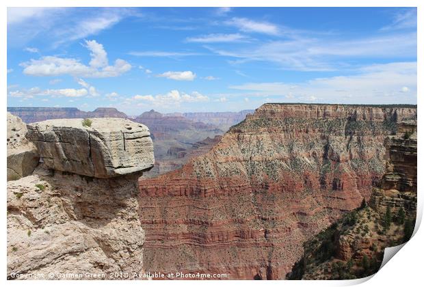 Grand Canyon National Park  Print by Carmen Green