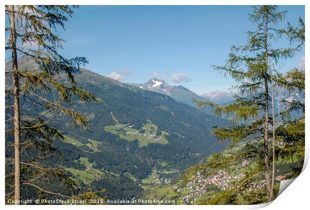 Austria, Tyrol, Kaunertal valley,  Print by PhotoStock Israel