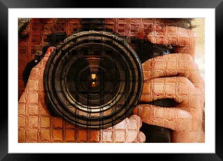 The camera in hand  Framed Mounted Print by JC studios LRPS ARPS
