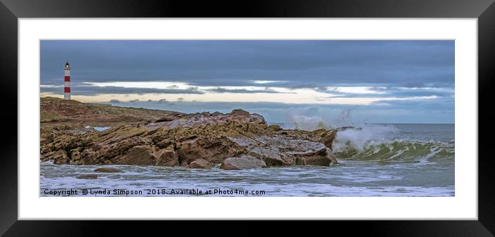 The Lighthouse Framed Mounted Print by Lynda Simpson