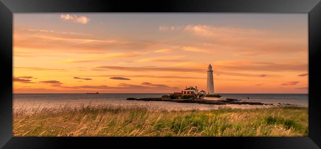 Welcoming the Warmth to our Shores Panorama Framed Print by Naylor's Photography