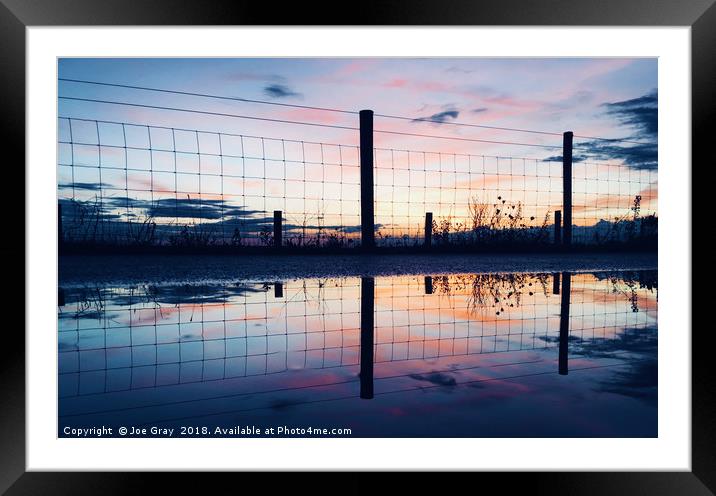 Hastings Reflections Framed Mounted Print by Joe Gray