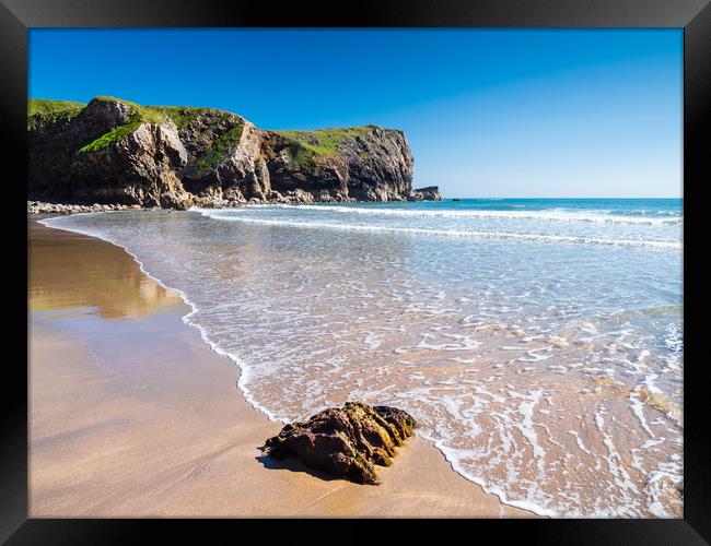 Bullslaughter Bay, Pembrokeshire, Wales Framed Print by Colin Allen