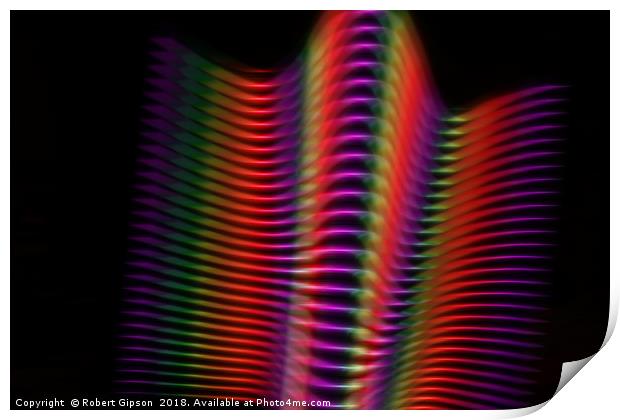 Light in motion two Print by Robert Gipson