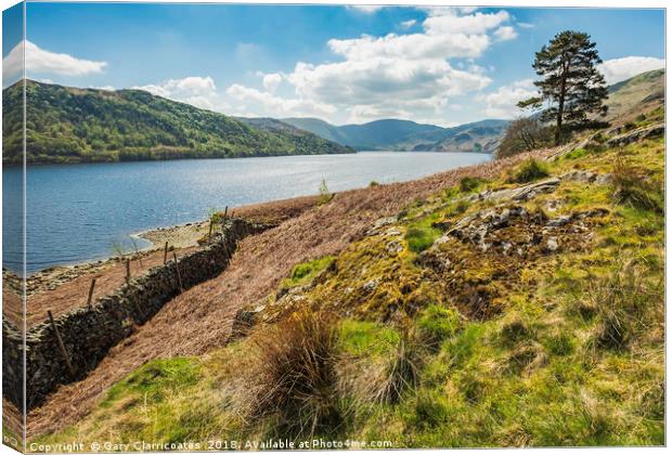 The Haweswater Ramble Canvas Print by Gary Clarricoates