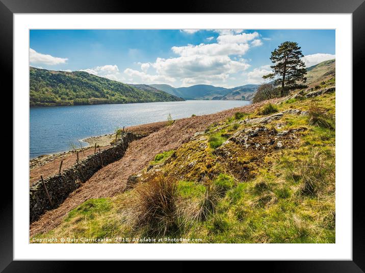 The Haweswater Ramble Framed Mounted Print by Gary Clarricoates