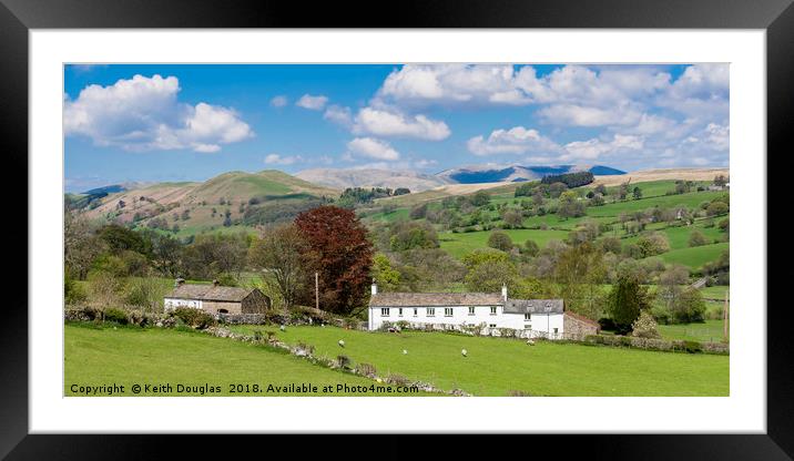 Dentdale in the Yorkshire Dales Framed Mounted Print by Keith Douglas